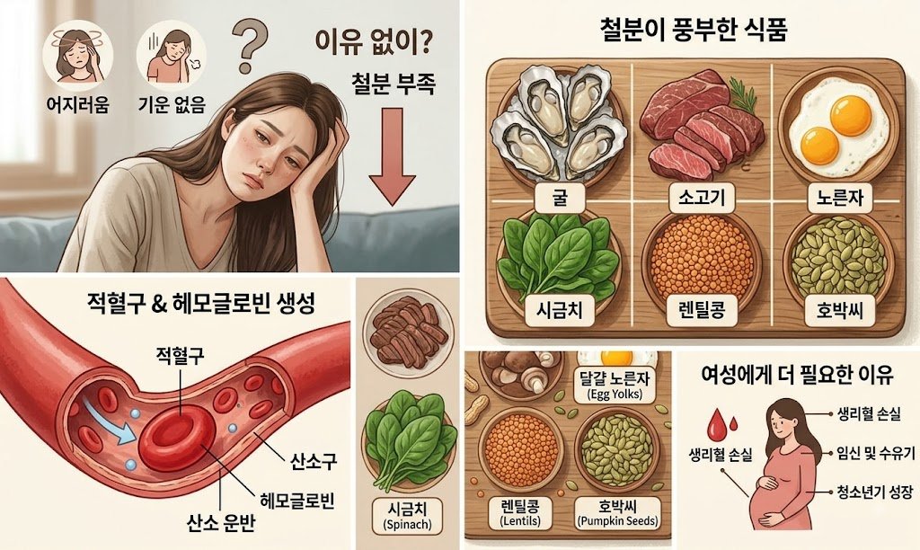철분 관련 이미지