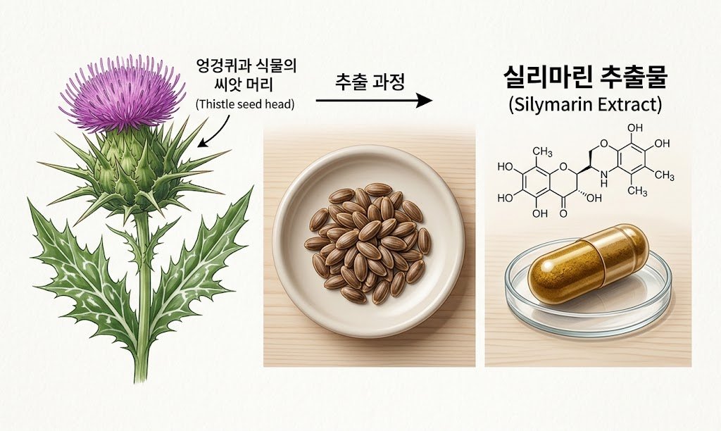 밀크씨슬 제품 통