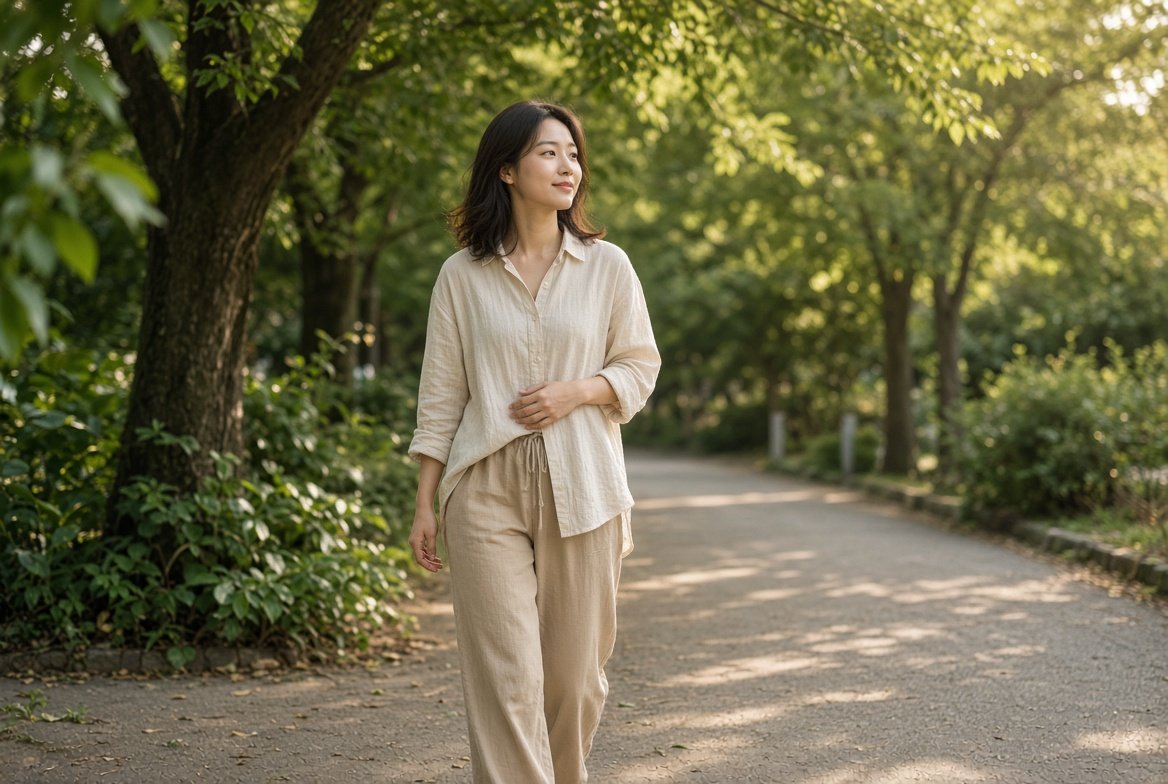 식후 가벼운 산책