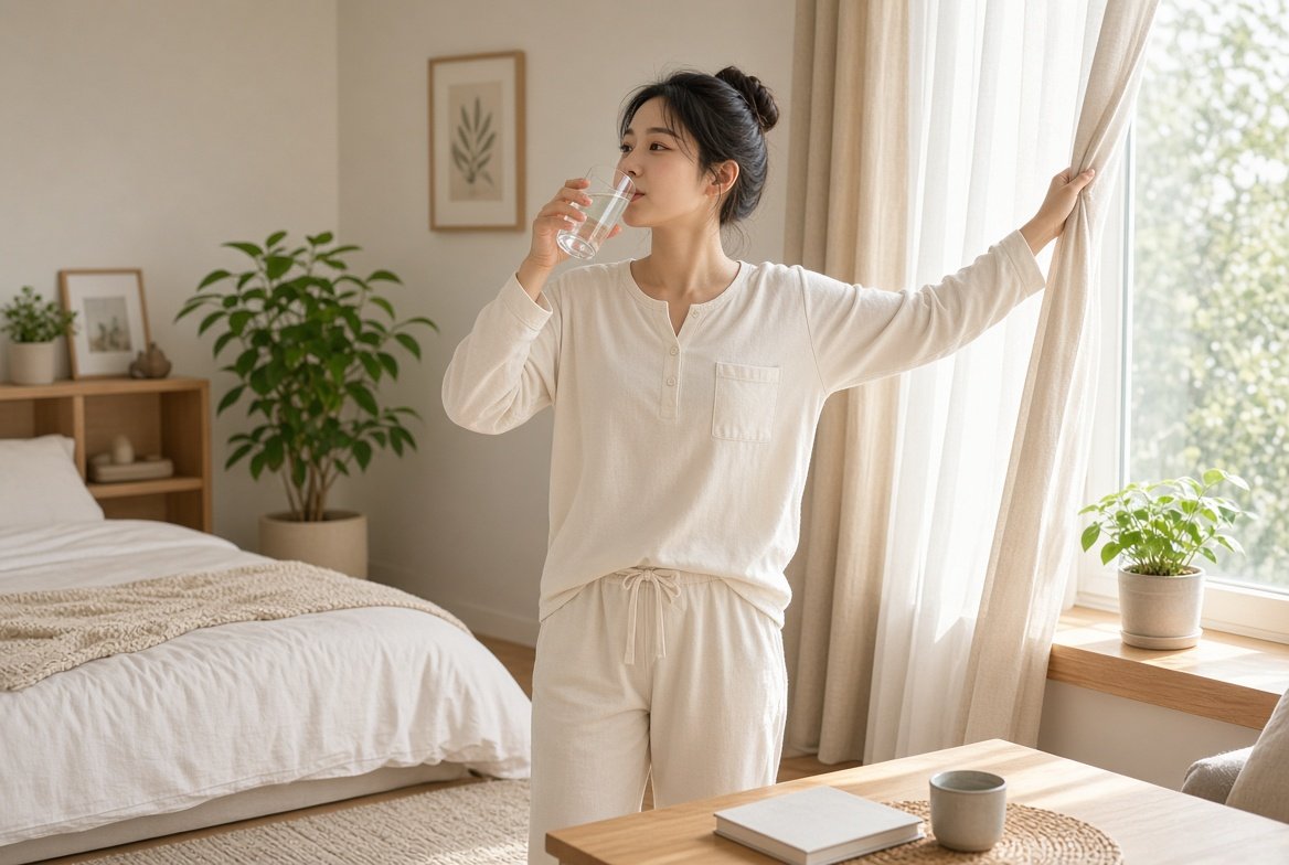 아침 루틴 이미지